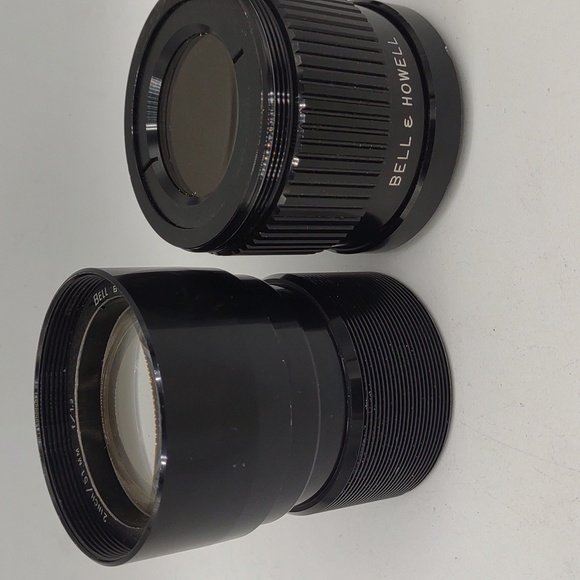 Vintage bell & Howell lot projection projector lens 2" f1.2 filmovara attachment - Picture 4 of 8